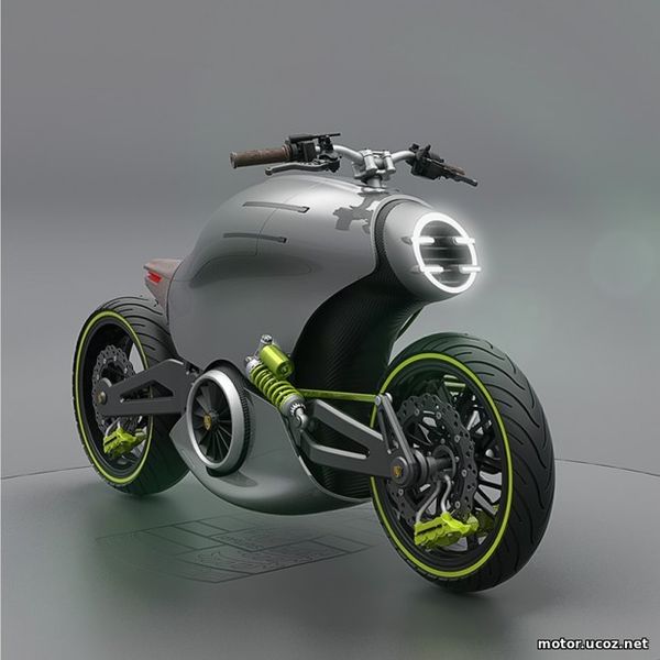 концепт электроцикла Porsche 618 концепт электроцикла Porsche 618